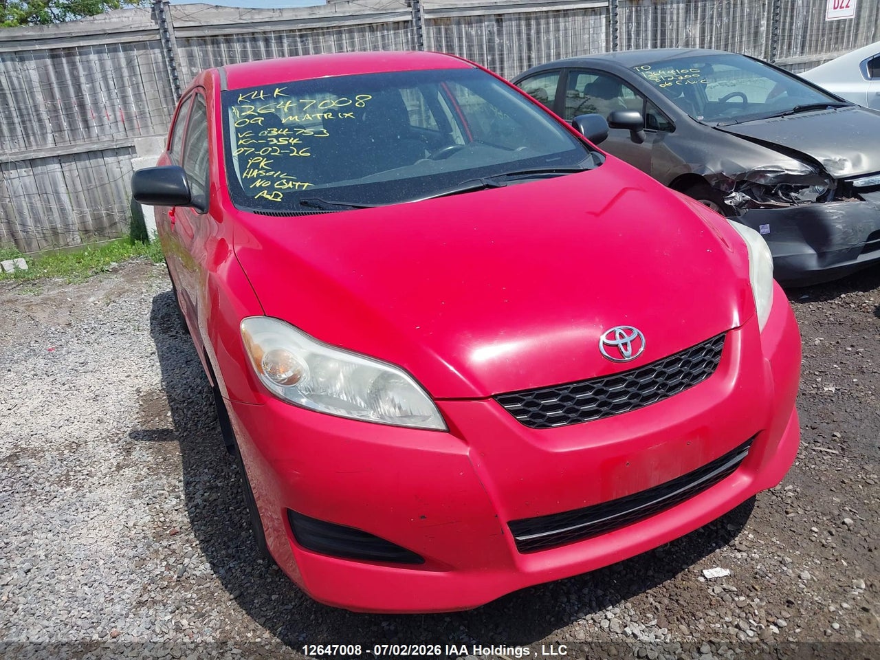 2T1KU40E49C034753 · 2009 TOYOTA MATRIX