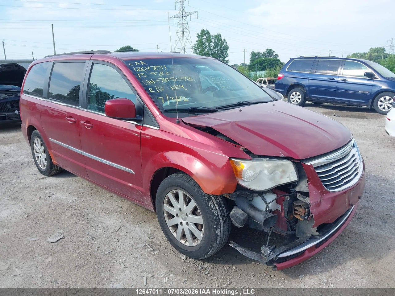 2C4RC1BG7DR705078 · 2013 CHRYSLER TOWN & COUNTRY TOURING