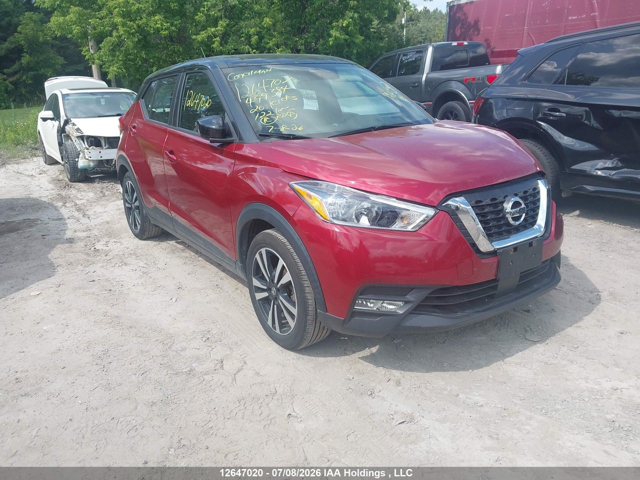 3N1CP5CV5LL499384 · 2020 NISSAN KICKS SV