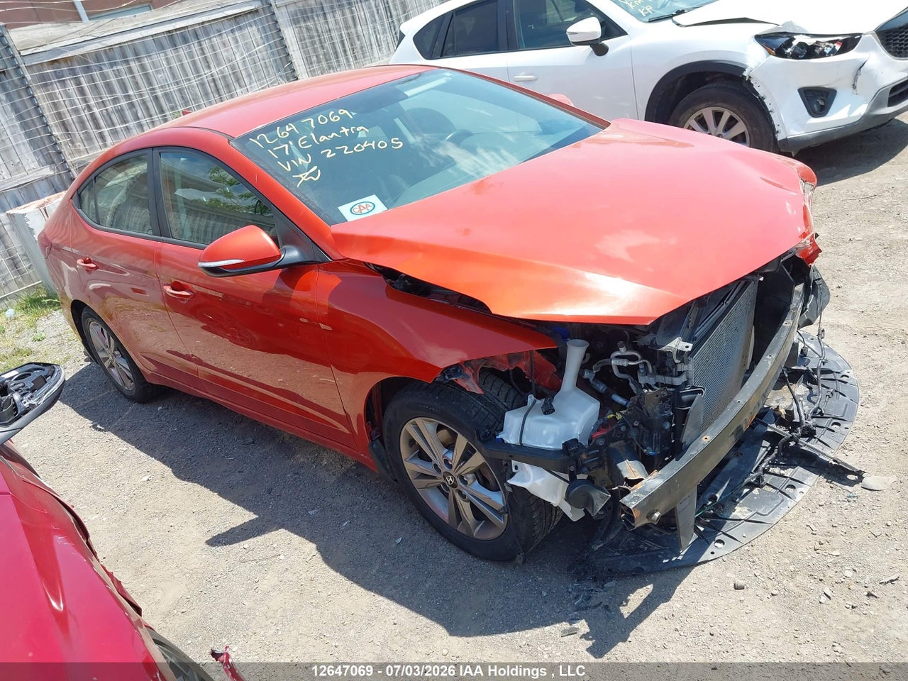 KMHD84LF4HU220405 · 2017 HYUNDAI ELANTRA SE/VALUE/LIMITED