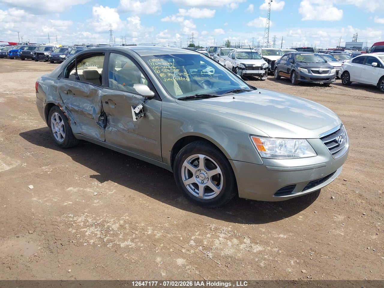 5NPET46C29H523025 · 2009 HYUNDAI SONATA GLS