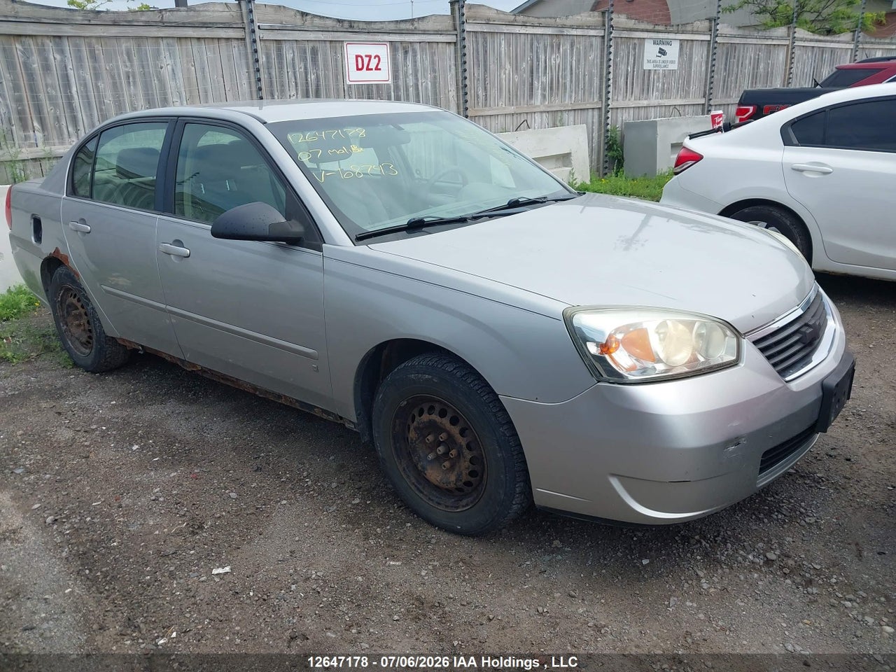 1G1ZS58F47F108743 · 2007 CHEVROLET MALIBU LS
