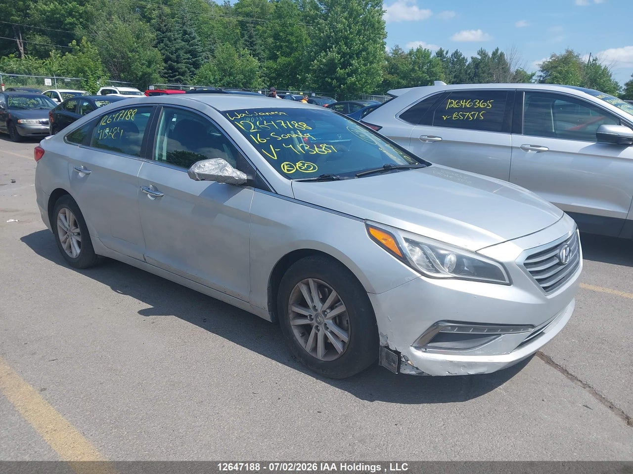 5NPE24AF5GH413684 · 2016 HYUNDAI SONATA GL