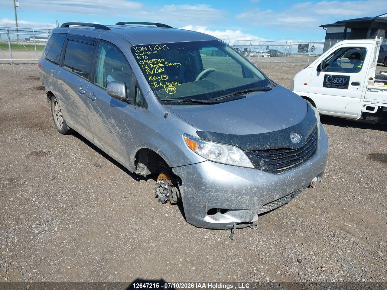5TDJK3DCXCS040530 · 2012 TOYOTA SIENNA LE 7 PASSENGER