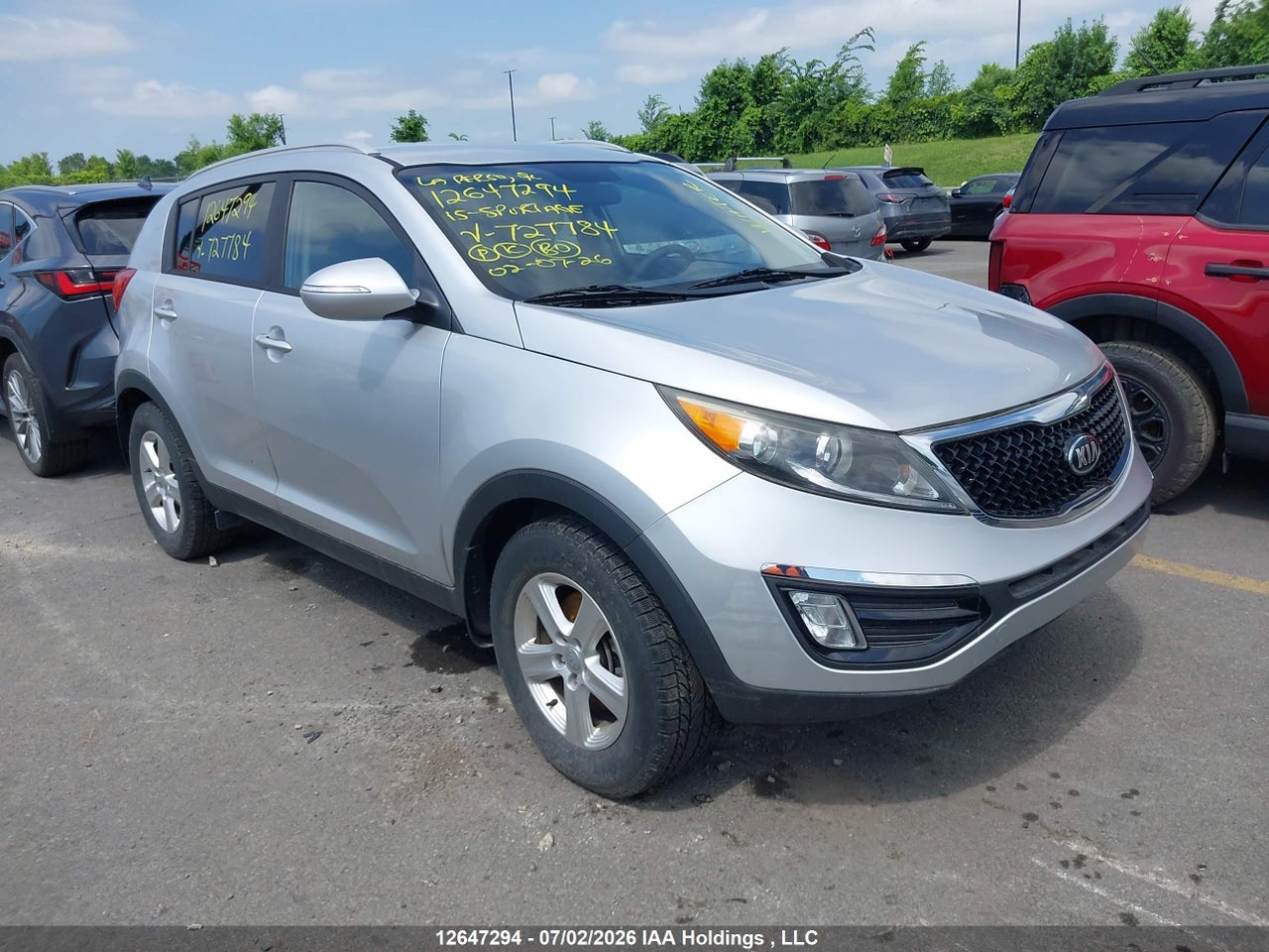 KNDPB3AC7F7727784 · 2015 KIA Sportage LX