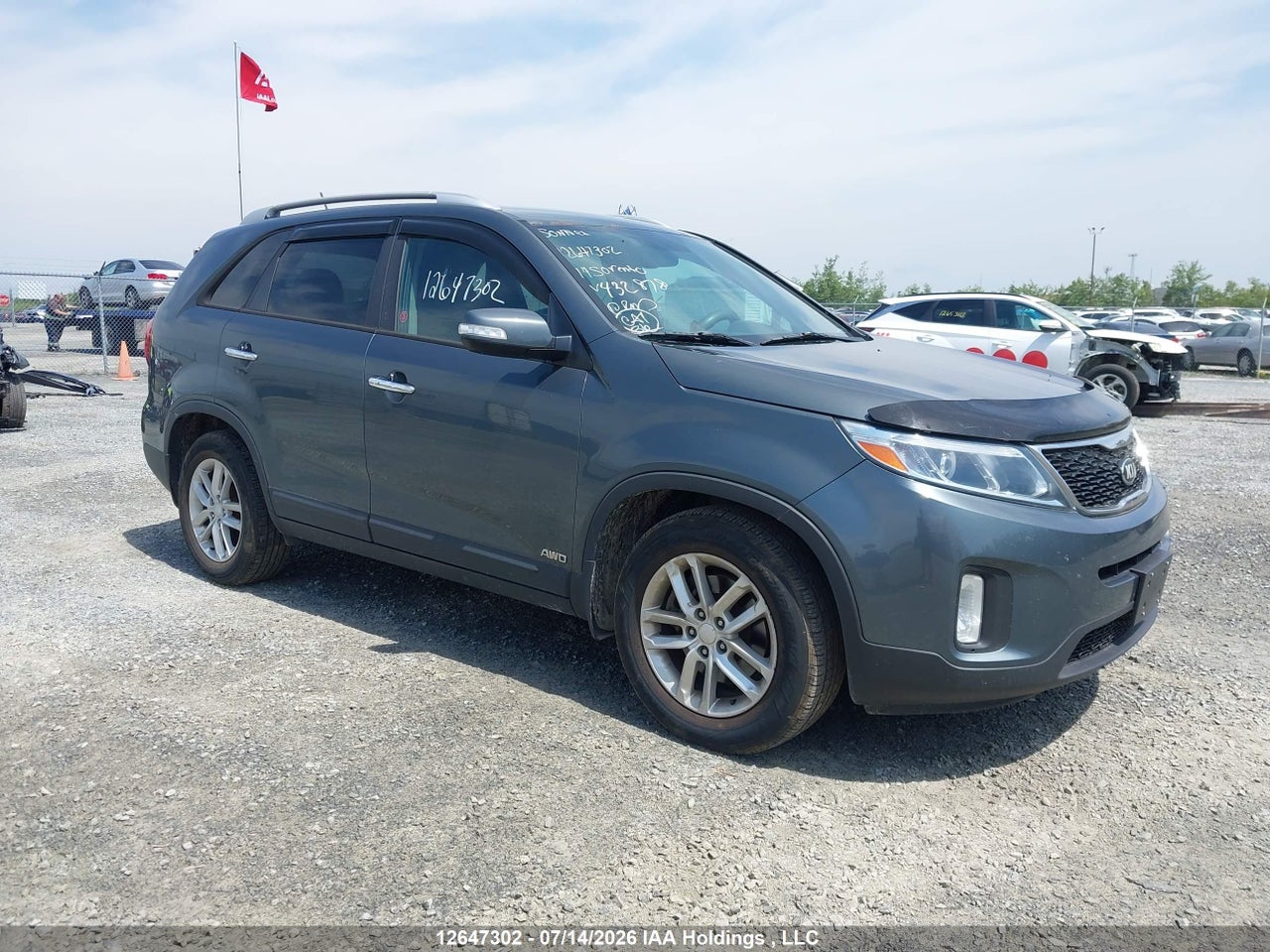 5XYKTDA77EG432878 · 2014 KIA SORENTO LX V6