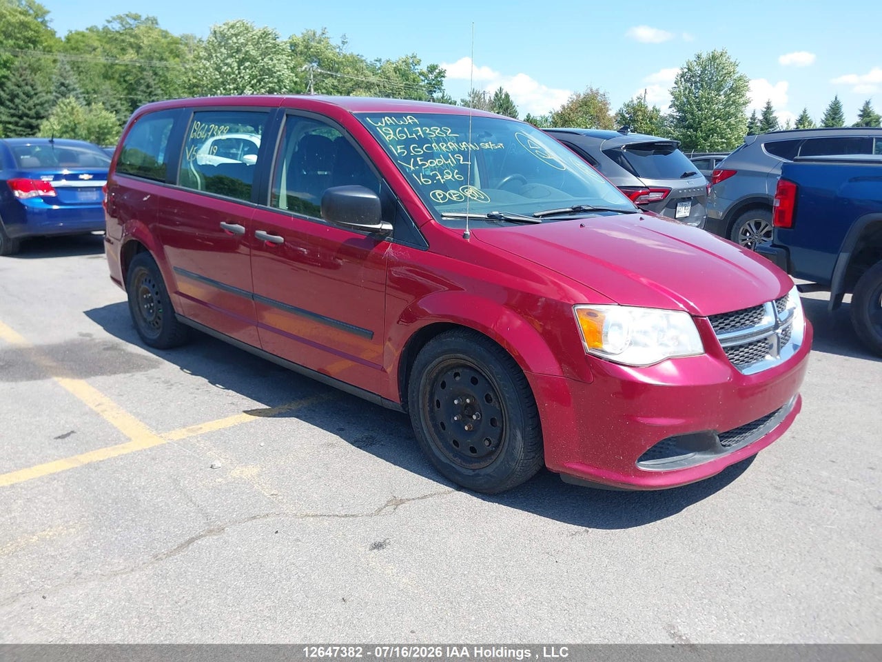 2C4RDGBG5FR500412 · 2015 DODGE GRAND CARAVAN SE/SXT