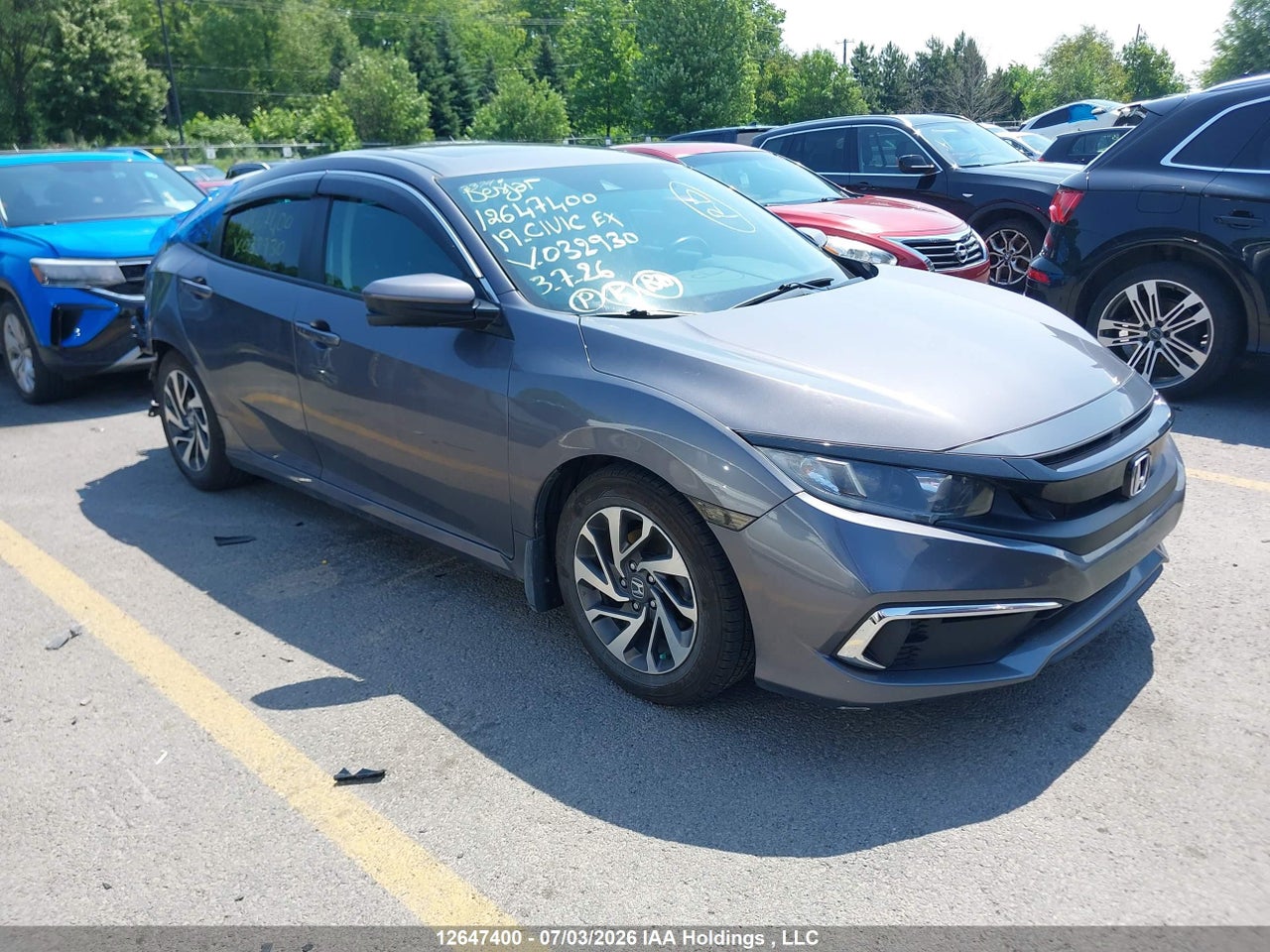 2HGFC2F73KH032930 · 2019 HONDA CIVIC EX