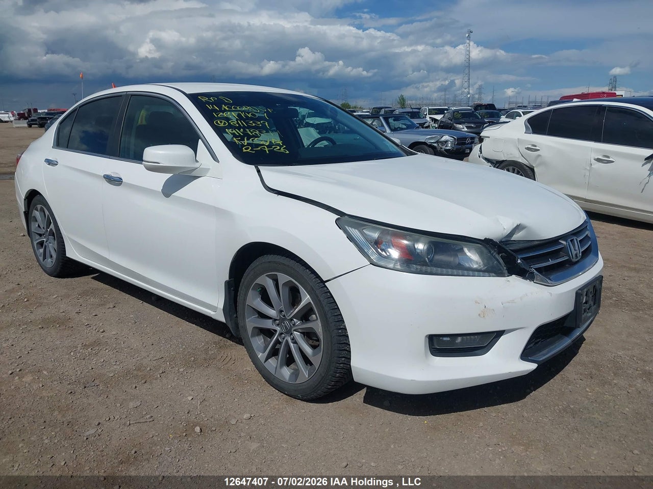 1HGCR2F5XEA811339 · 2014 HONDA ACCORD SPORT