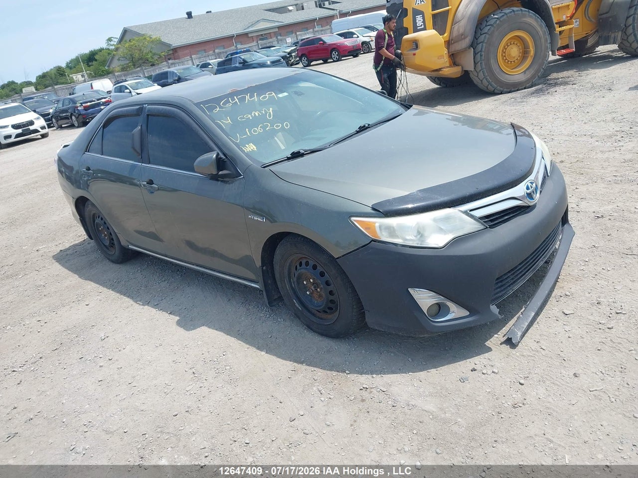 4T1BD1FK0EU106200 · 2014 TOYOTA CAMRY HYBRID/LE/XLE