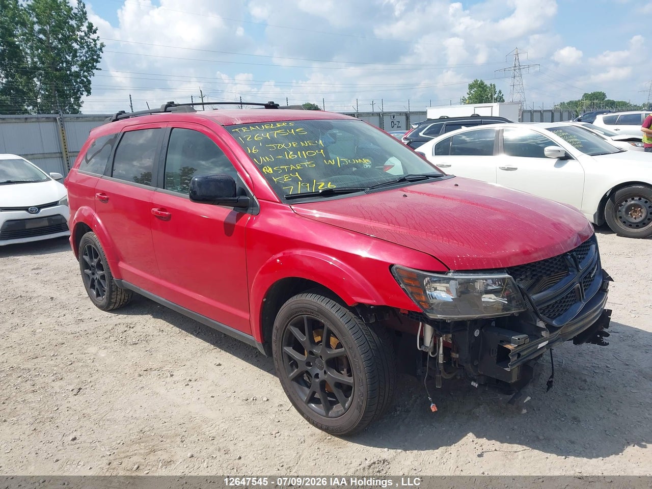 3C4PDCCG0GT161104 · 2016 DODGE JOURNEY SXT/LIMITED