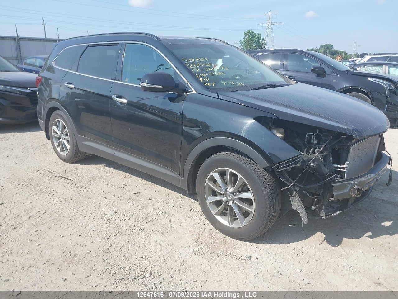 KM8SNDHF7HU213814 · 2017 HYUNDAI SANTA FE XL LUXURY