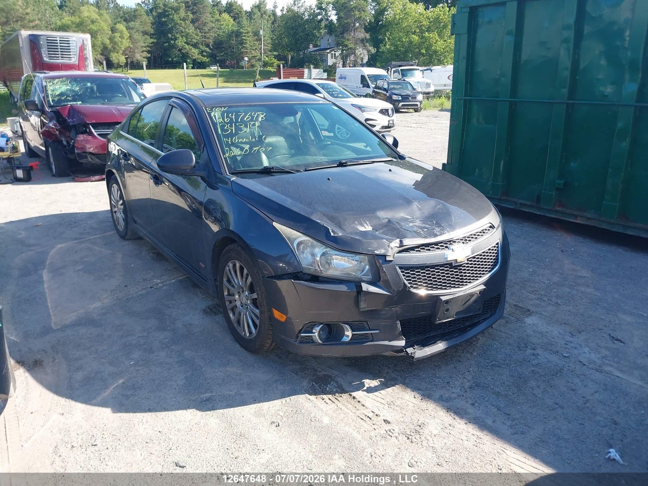 1G1PF5SBXE7134319 · 2014 CHEVROLET CRUZE 2LT