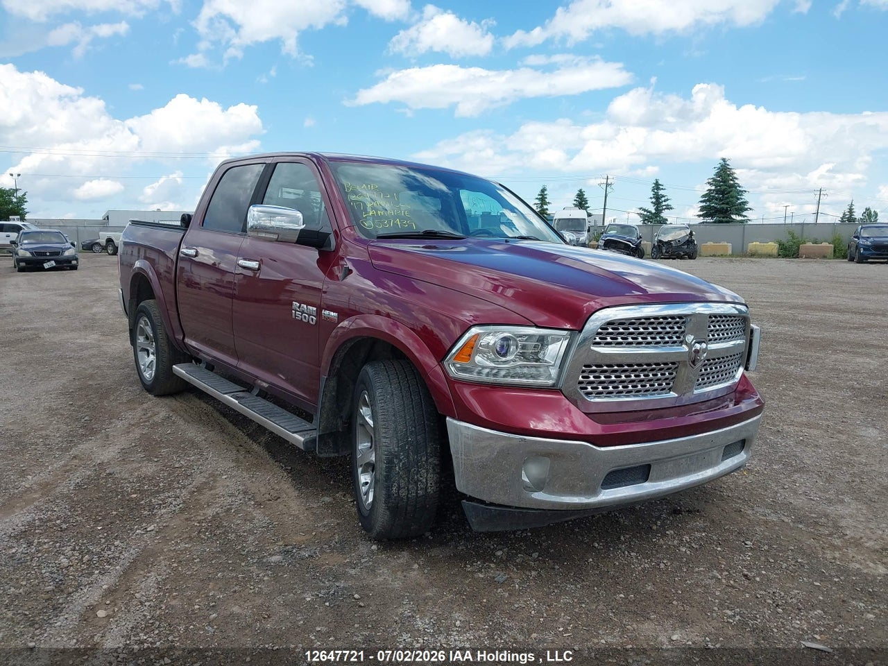 1C6RR7NT8HS537439 · 2017 RAM 1500 LARAMIE