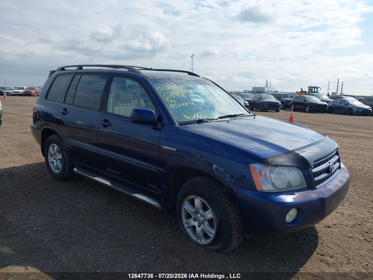 JTEHF21A830151706 · 2003 TOYOTA HIGHLANDER LIMITED