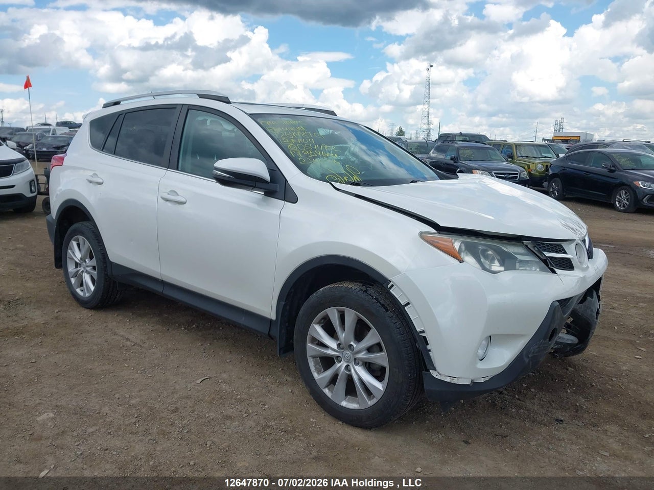 2T3DFREV1DW054482 · 2013 TOYOTA RAV4 LIMITED