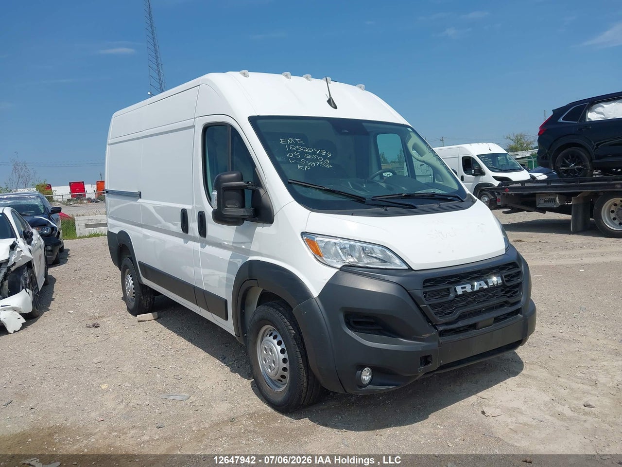 3C6LRVCG3SE540758 · 2025 RAM PROMASTER 2500 HIGH ROOF