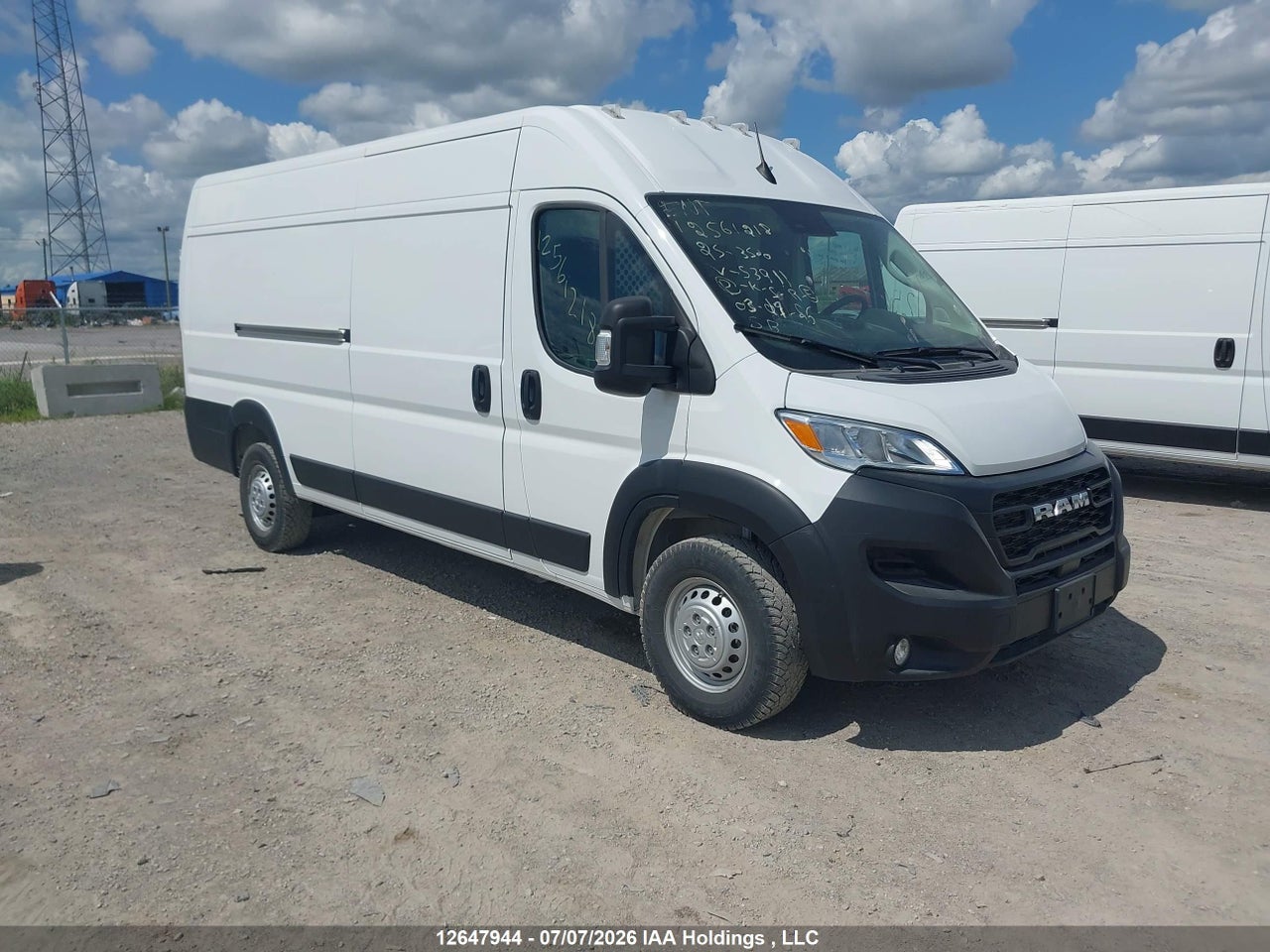 3C6MRVJG3SE539911 · 2025 RAM PROMASTER 3500 HIGH ROOF