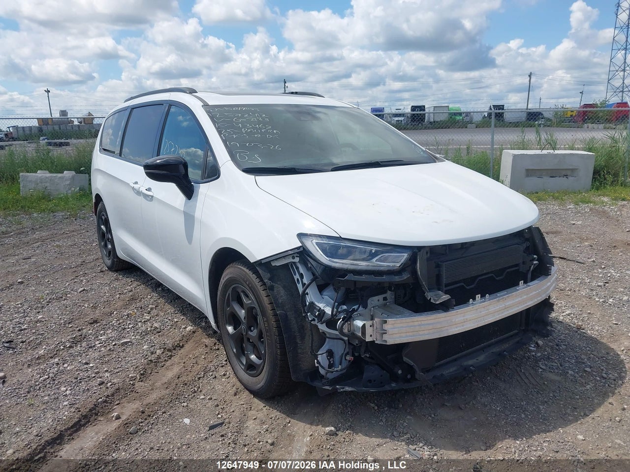 2C4RC1GG7SR602183 · 2025 CHRYSLER PACIFICA LIMITED