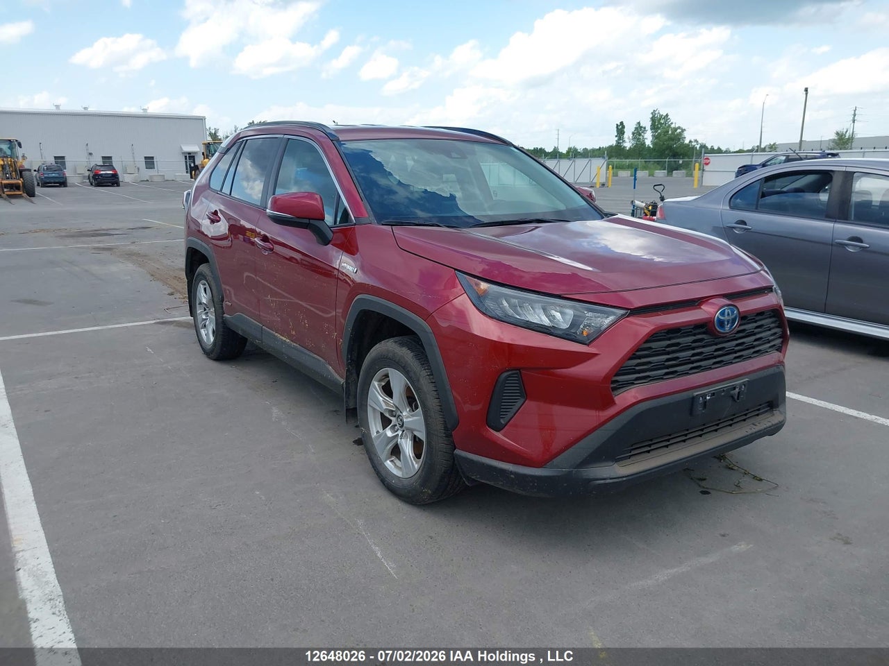 2T3BWRFV4KW009555 · 2019 TOYOTA RAV4 HYBRID LE