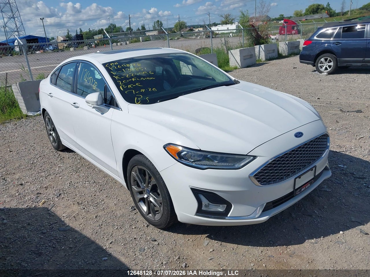 3FA6P0RUXLR139851 · 2020 FORD FUSION TITANIUM