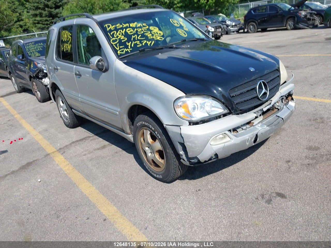 4JGAB57E23A413741 · 2003 MERCEDES BENZ ML 350