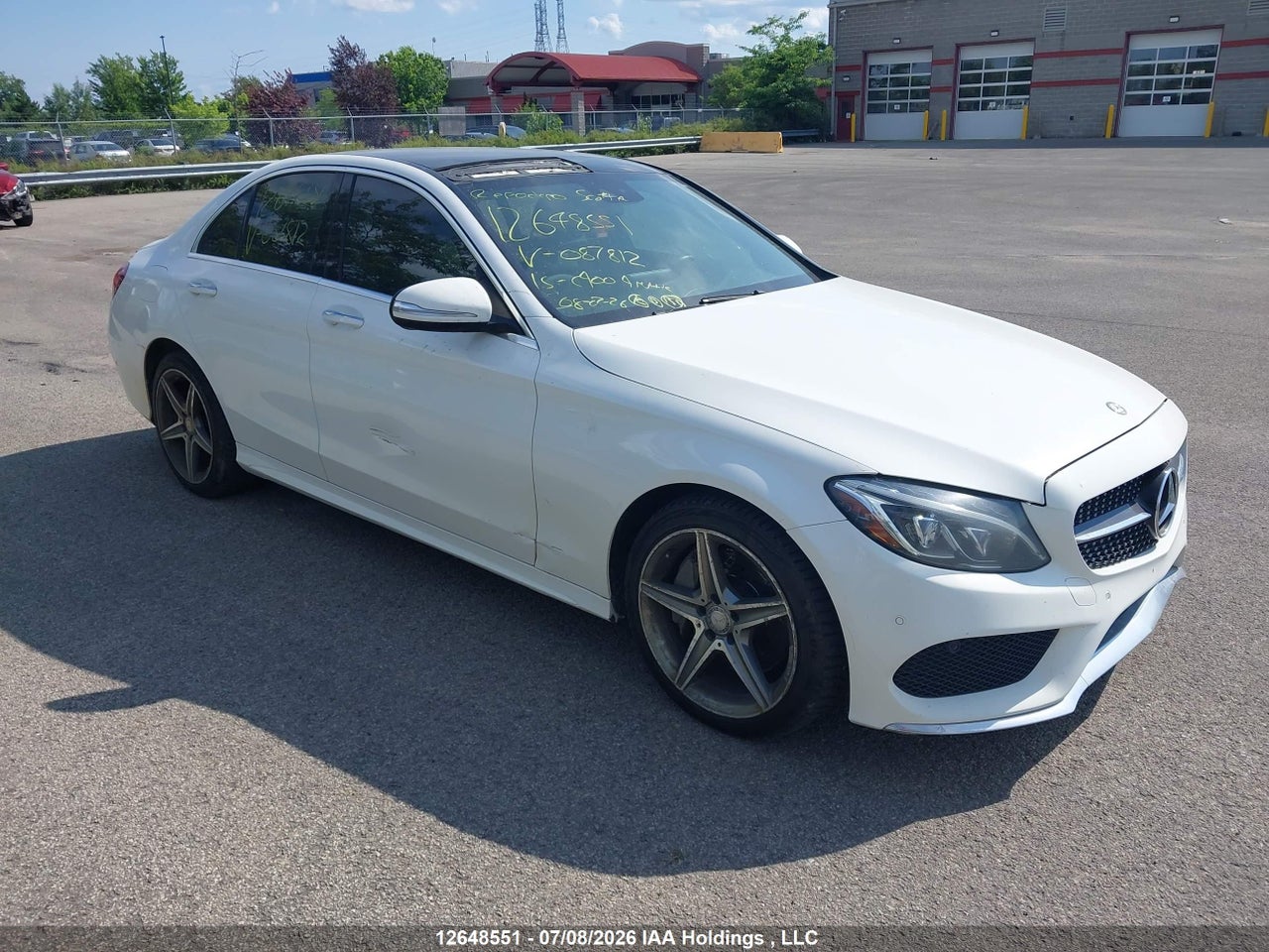 55SWF6GB5FU087812 · 2015 MERCEDES BENZ C 400 4MATIC