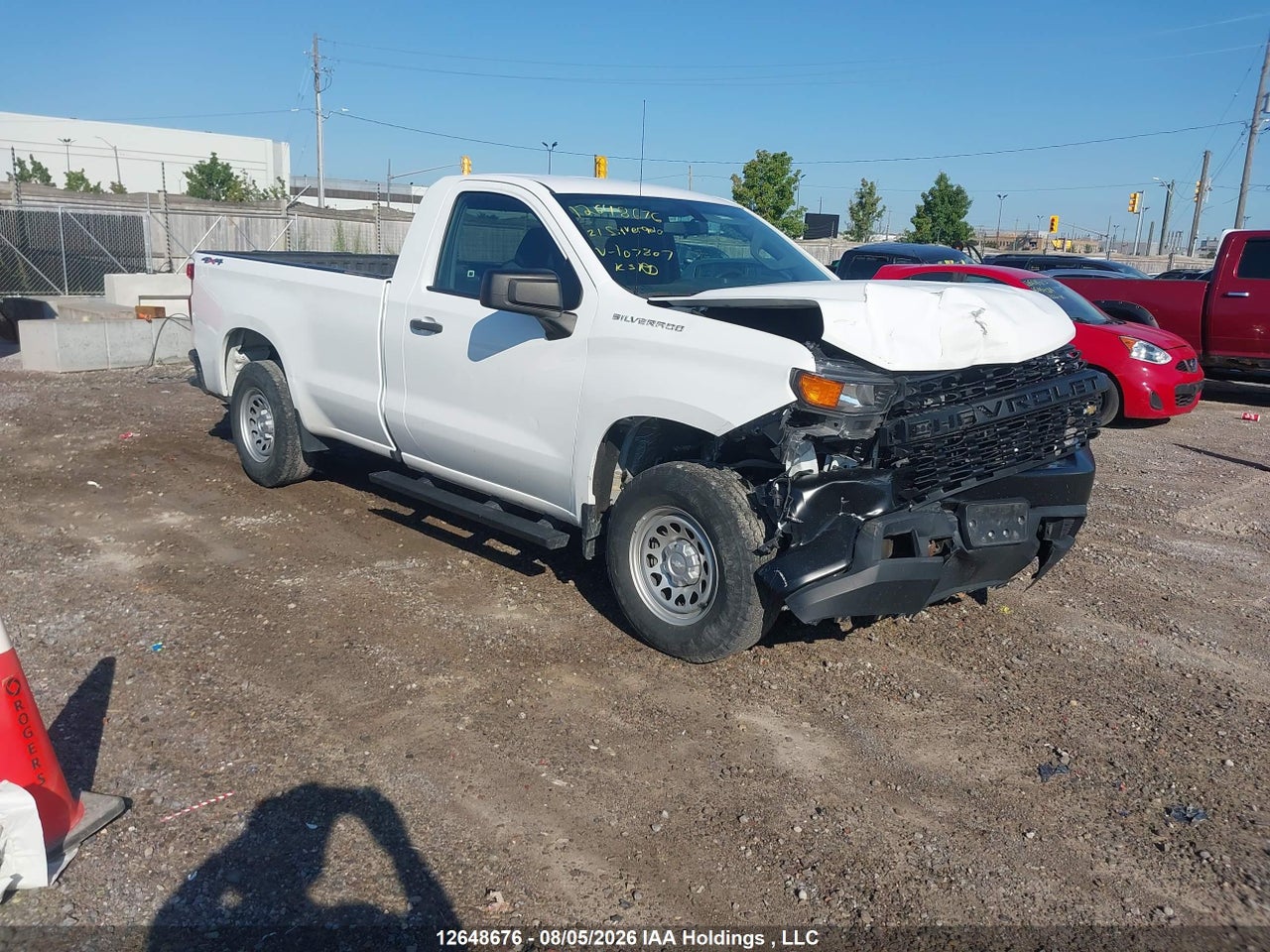 3GCNYAEF5MG107807 · 2021 CHEVROLET SILVERADO 1500 WORK TRUCK