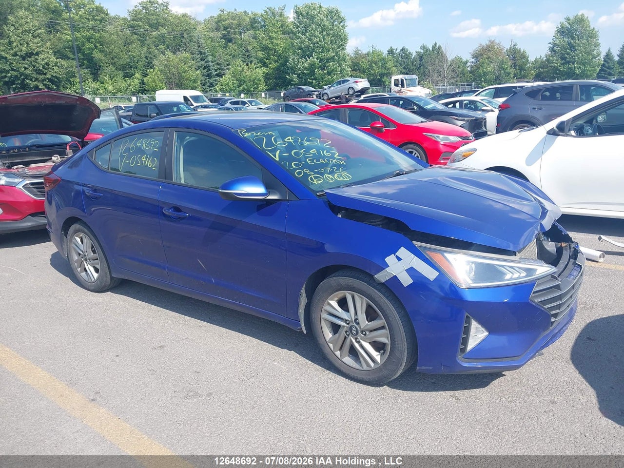 KMHD84LF5LU054162 · 2020 HYUNDAI ELANTRA PREFERRED AUTO IVT