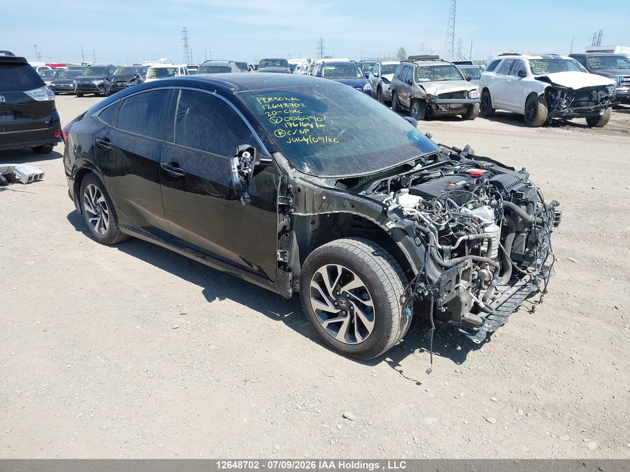 2HGFC2F71LH006490 · 2020 HONDA CIVIC EX