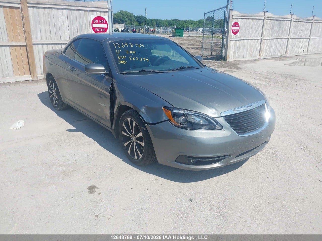 1C3BC8EG1BN583399 · 2011 CHRYSLER 200 S