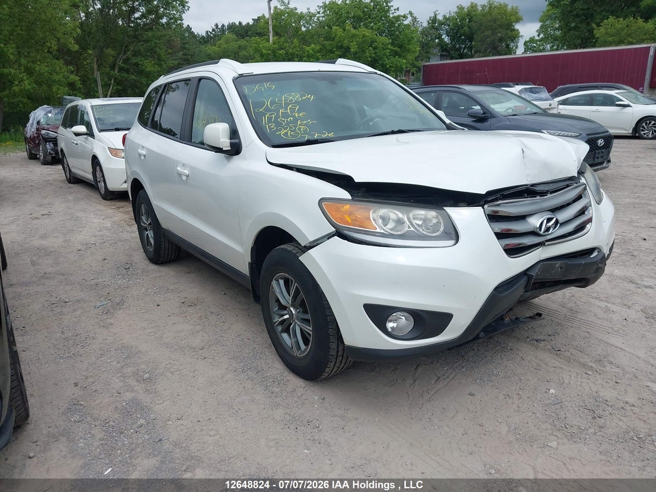 5XYZG4AG7CG119149 · 2012 HYUNDAI SANTA FE GLS