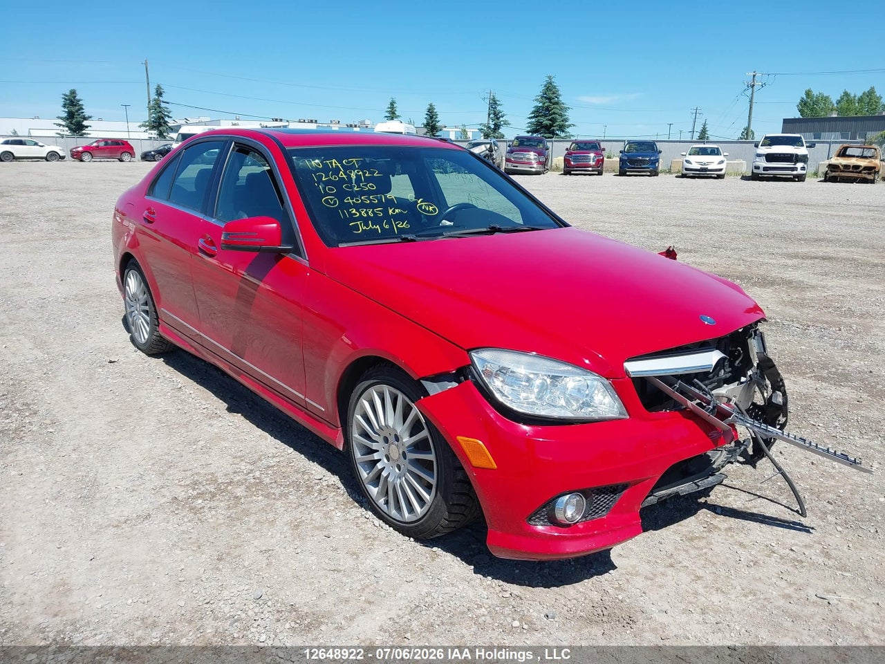 WDDGF8FBXAF405579 · 2010 MERCEDES BENZ C 250 4MATIC