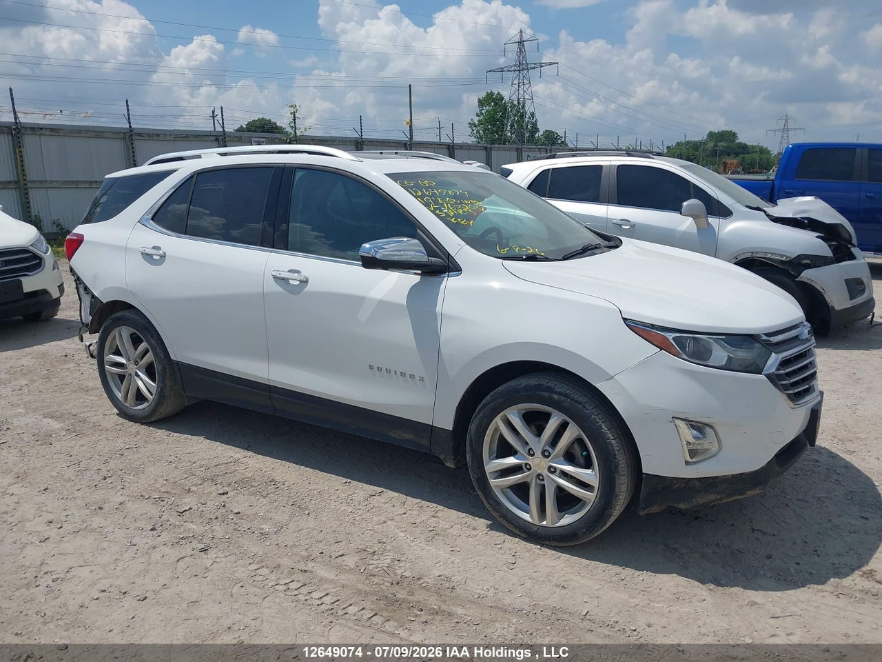 2GNAXYEX7K6167204 · 2019 CHEVROLET EQUINOX PREMIER