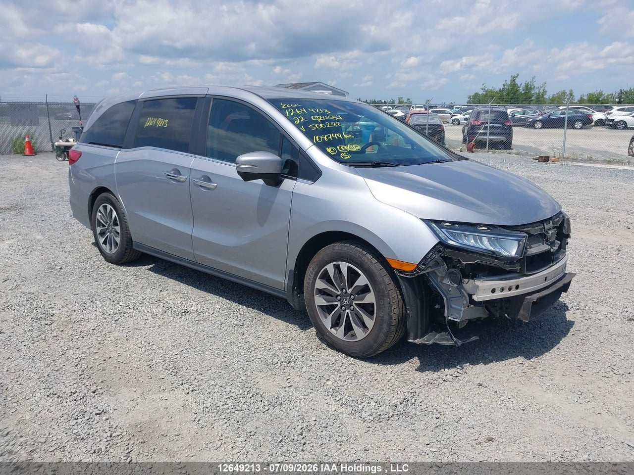 5FNRL6H6XNB500282 · 2022 HONDA ODYSSEY EX-L