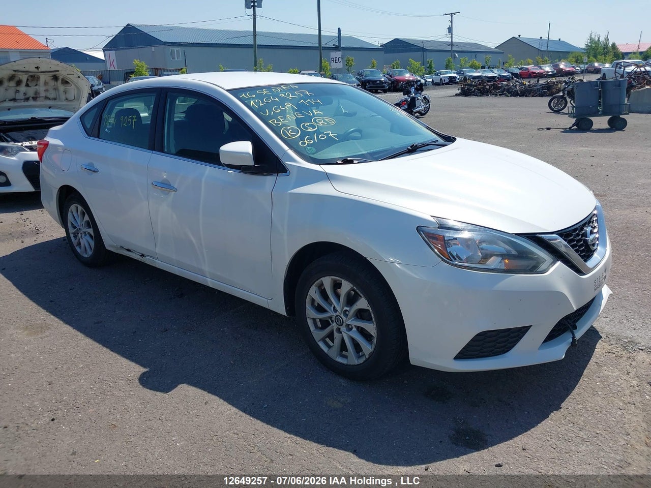 3N1AB7APXGL649114 · 2016 NISSAN SENTRA 1.8 S/1.8 SL/1.8 SR/1.8 SV