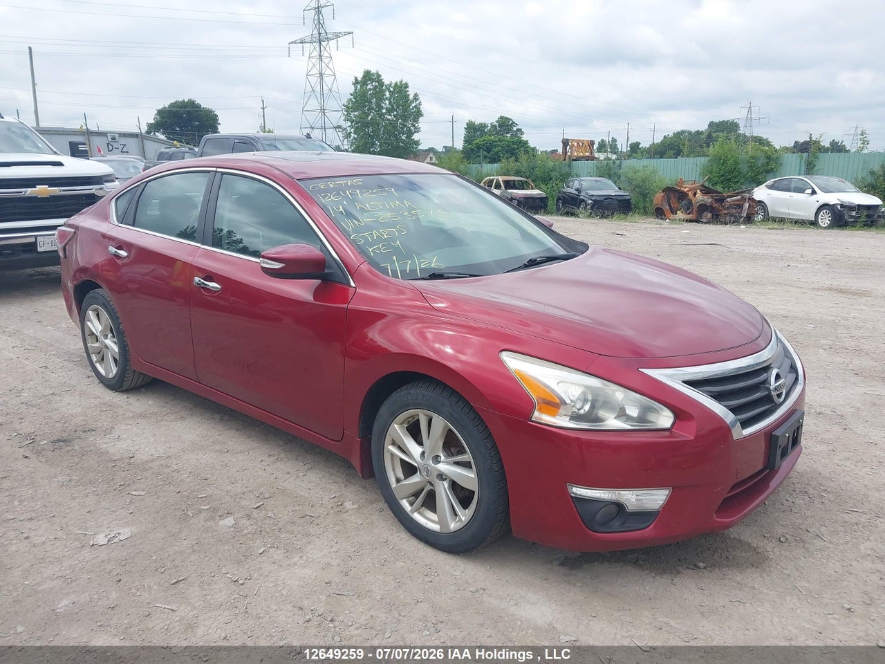2014 NISSAN Altima 2.5/S/SV/SL