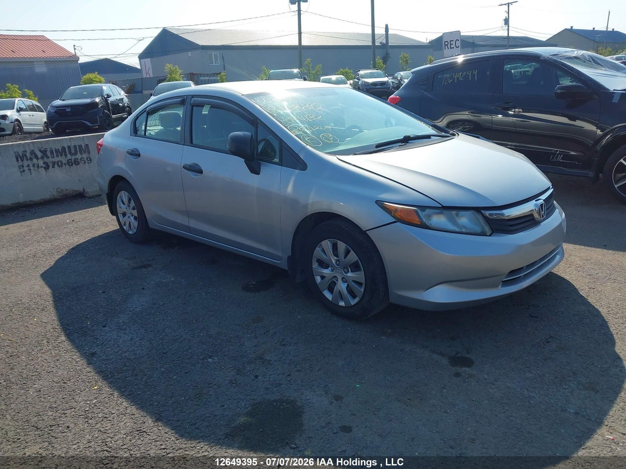 2HGFB2E2XCH044132 · 2012 HONDA CIVIC DX