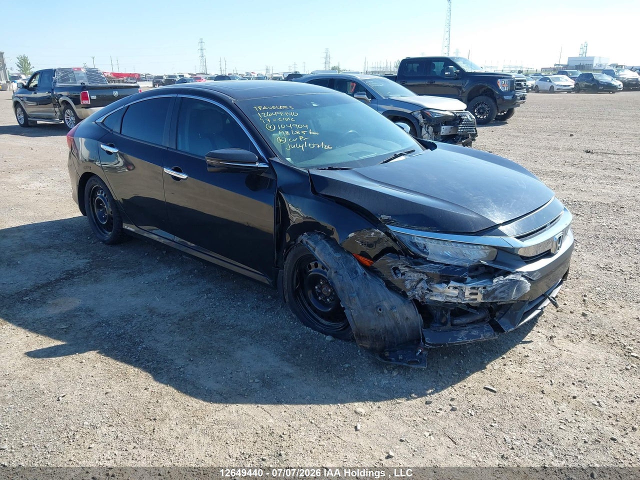 2HGFC1F96HH104904 · 2017 HONDA Civic touring