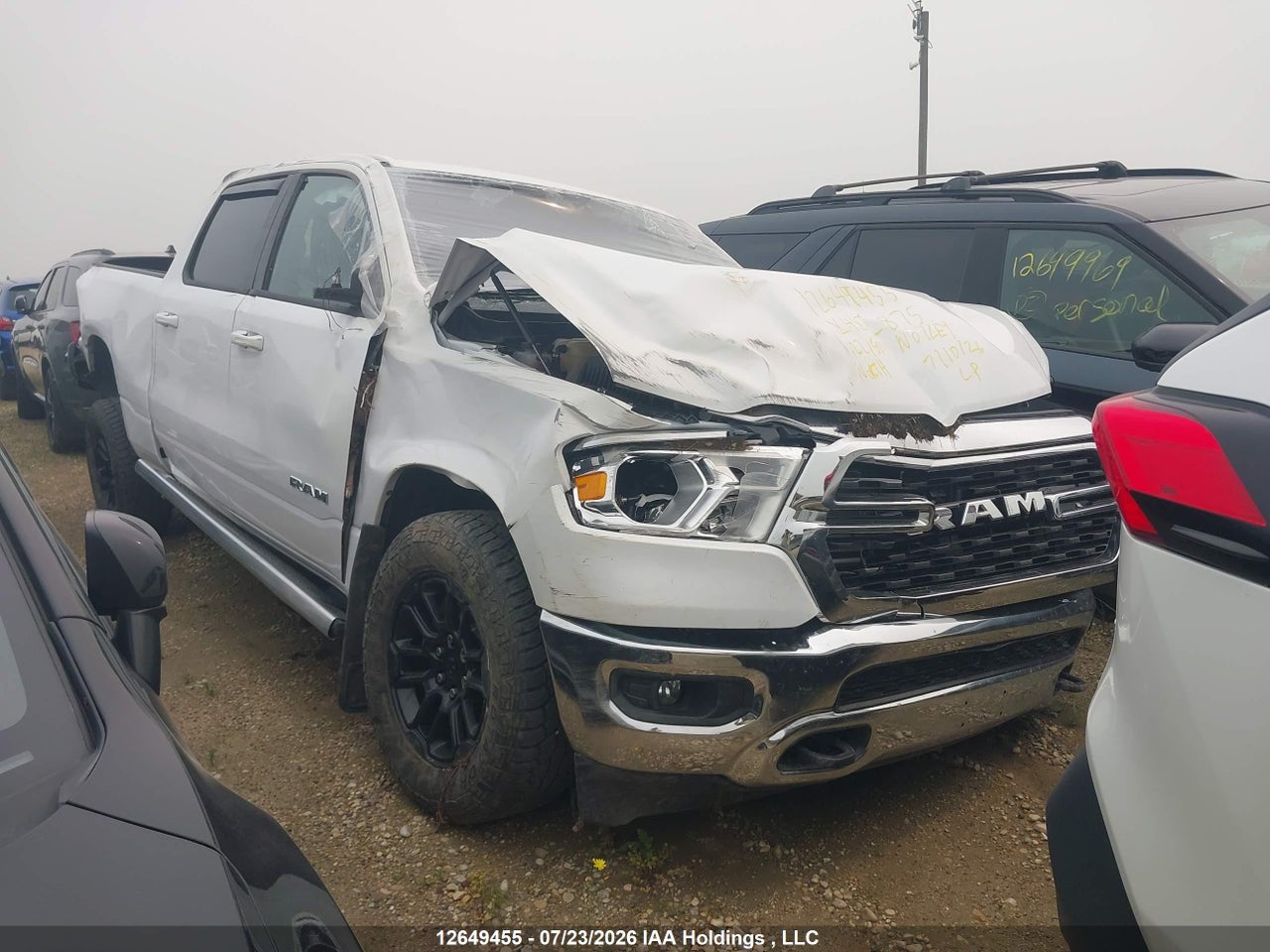 1C6RRFMG3NN482875 · 2022 RAM 1500 BIG HORN/LONE STAR
