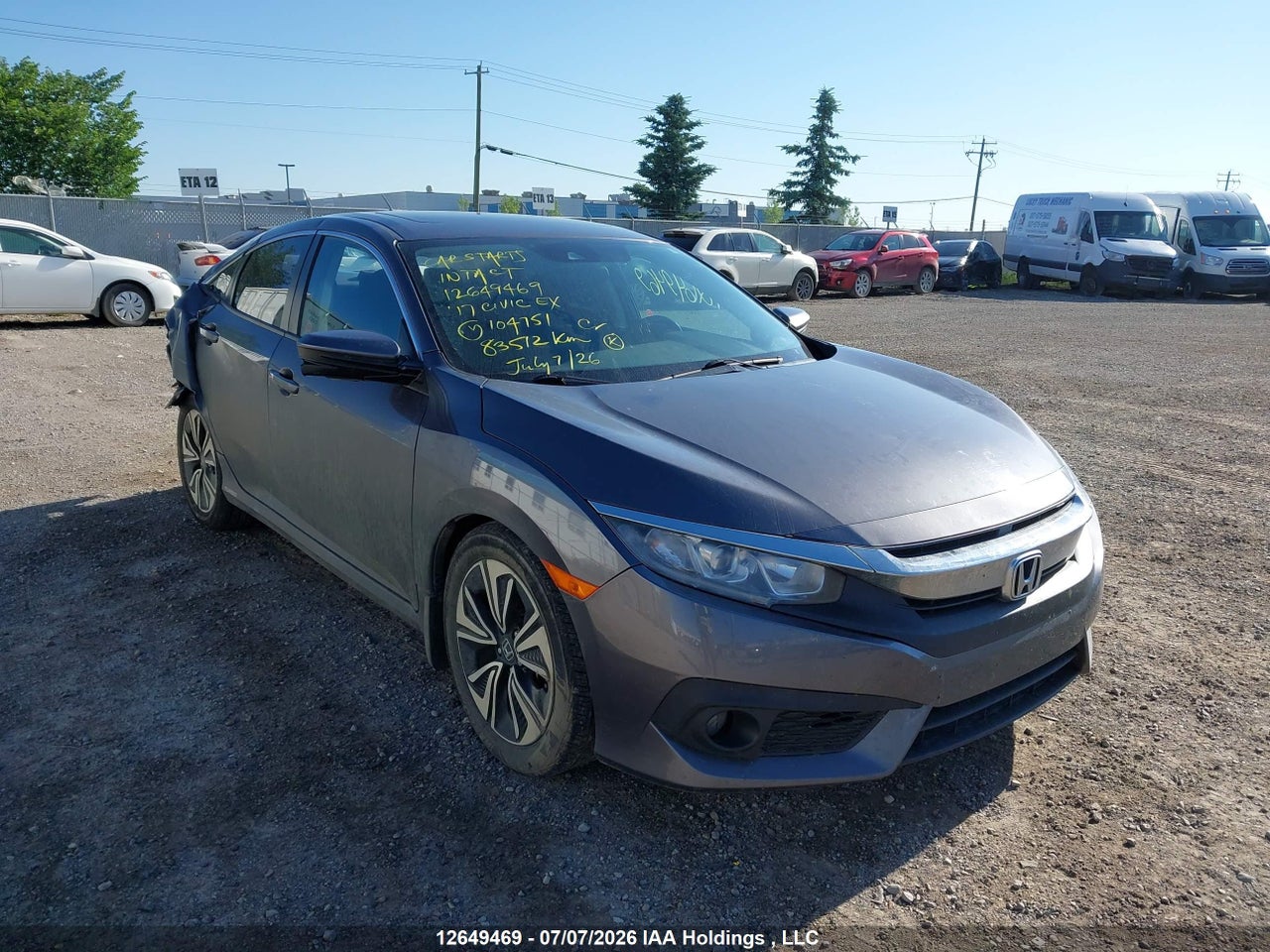 2HGFC1F41HH104751 · 2017 HONDA CIVIC EX