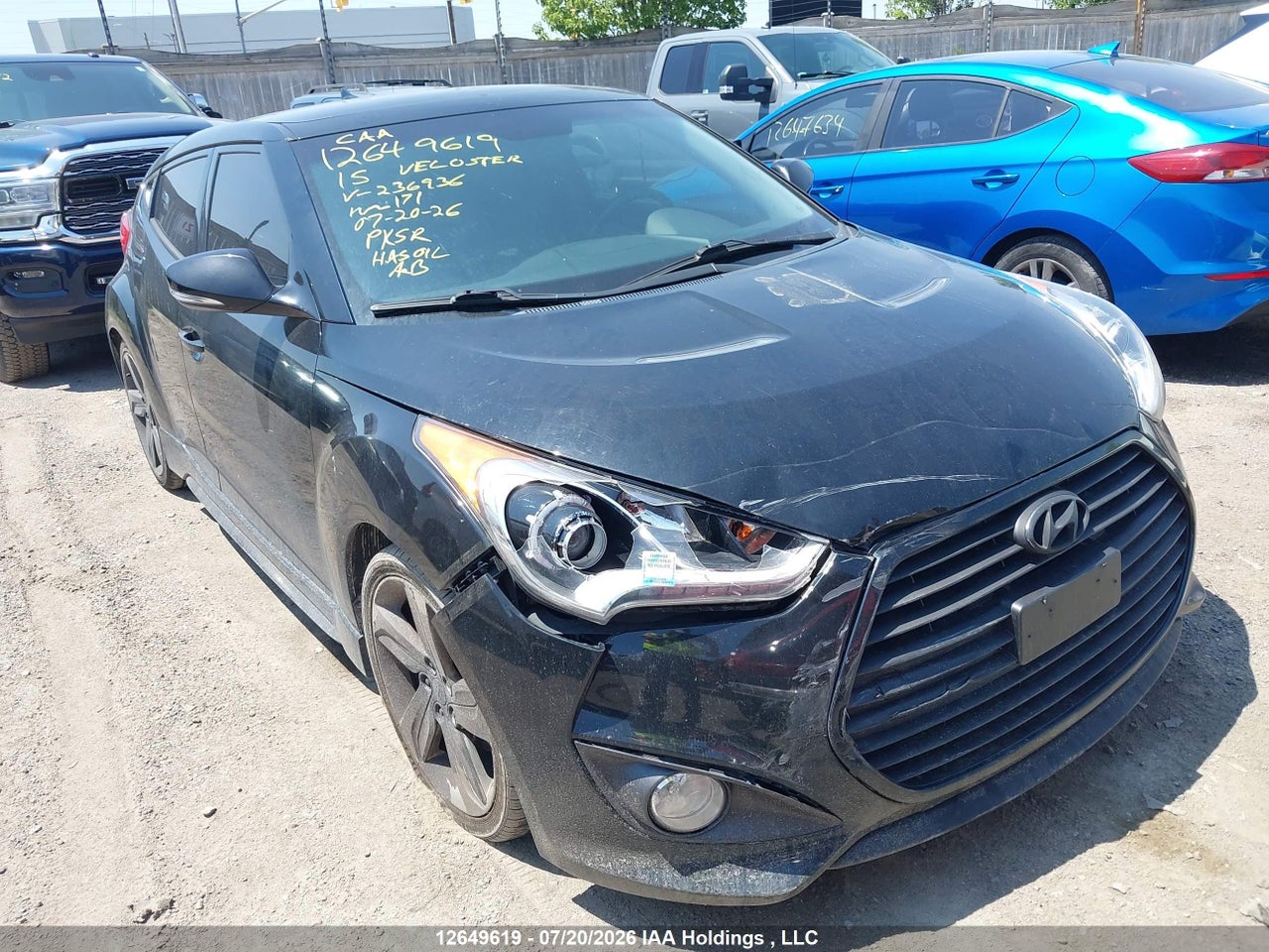 KMHTC6AE9FU236936 · 2015 HYUNDAI Veloster Turbo