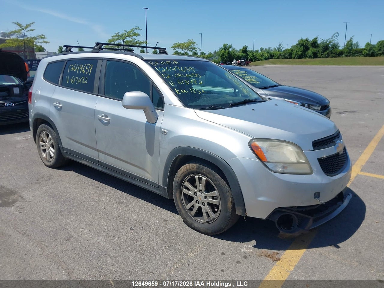 KL77P2EM7CK613482 · 2012 CHEVROLET ORLANDO 1LT/2LT