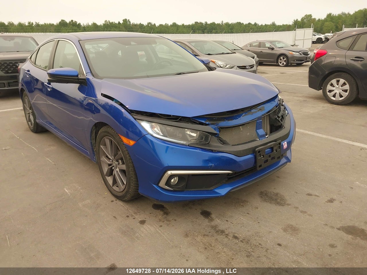 19XFC1F36KE010633 · 2019 HONDA CIVIC EX 4DR