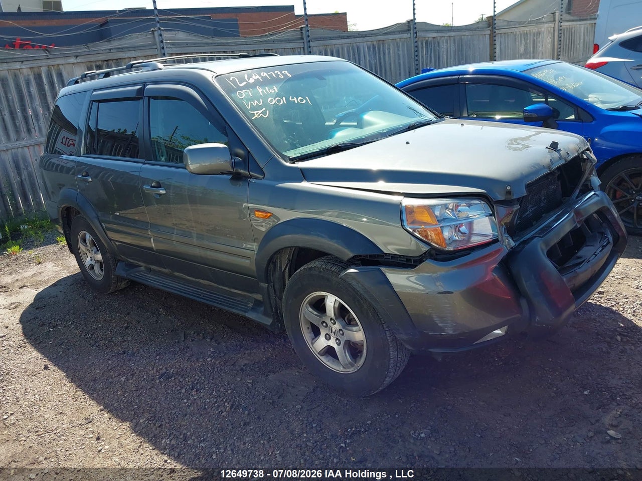 2HKYF18547H001401 · 2007 HONDA PILOT EXL