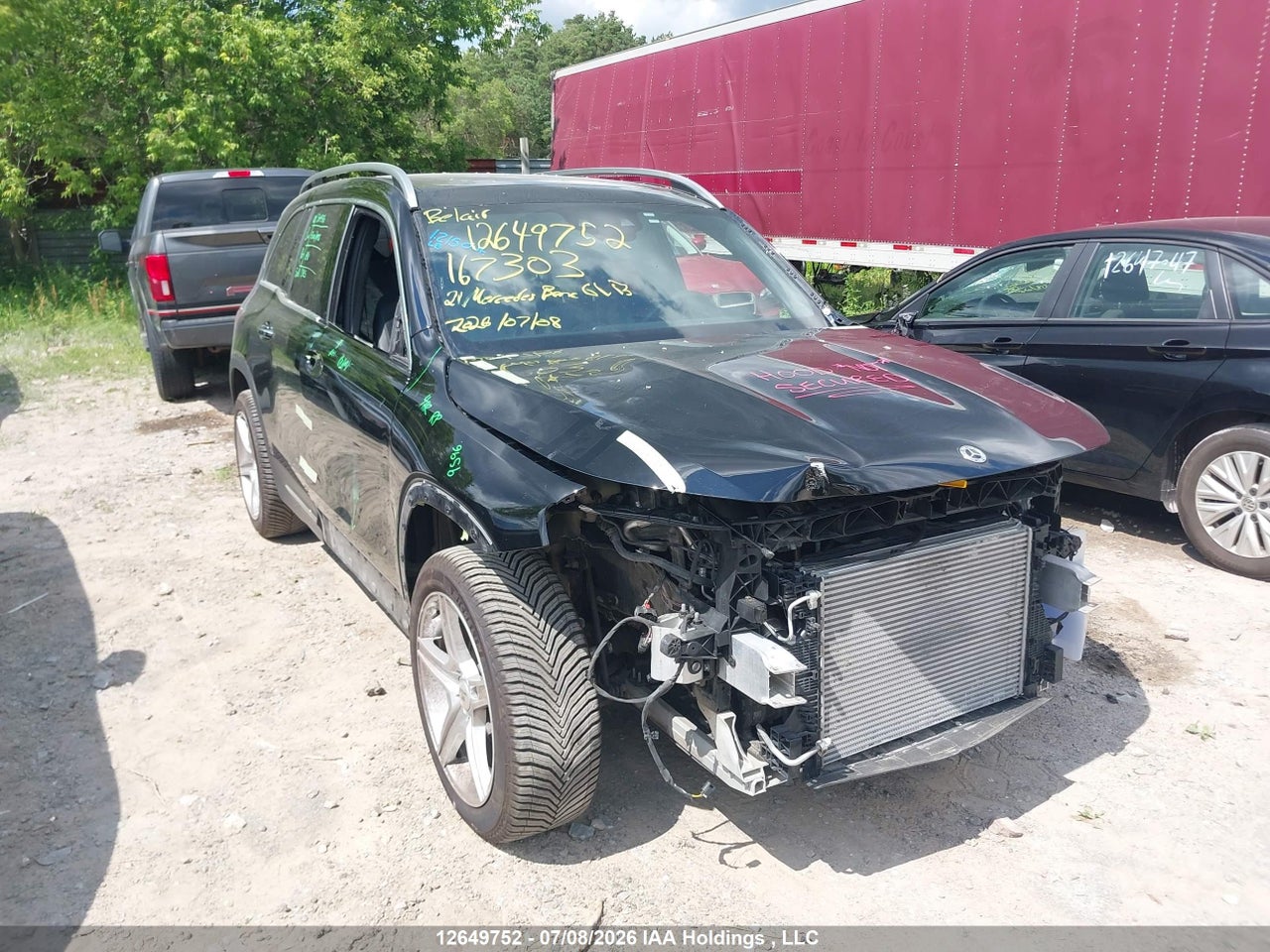 W1N4M4HB8MW167303 · 2021 MERCEDES BENZ GLB 250 4MATIC