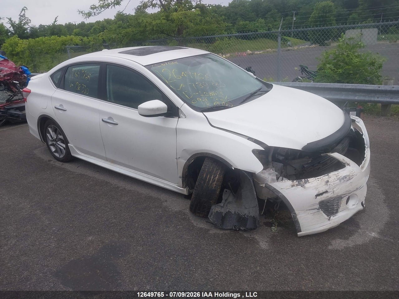 3N1AB7AP7DL738330 · 2013 NISSAN SENTRA 1.8 S/1.8 SV