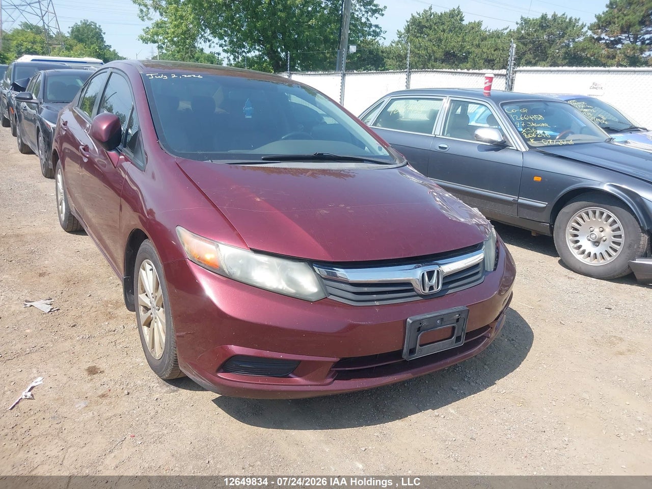 2HGFB2F98CH033111 · 2012 HONDA CIVIC EX-L