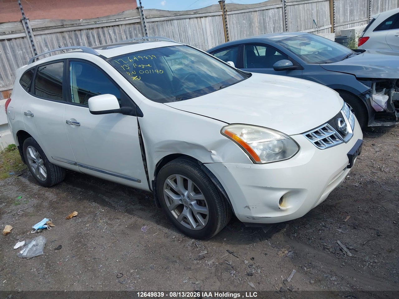 JN8AS5MT2DW001190 · 2013 NISSAN ROGUE S/SV