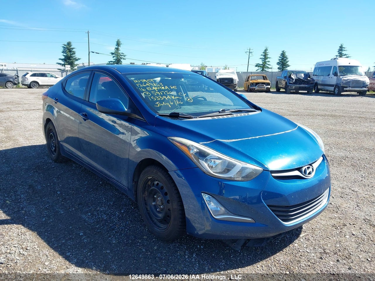 KMHDH4AE0GU591750 · 2016 HYUNDAI ELANTRA SE/SPORT/LIMITED
